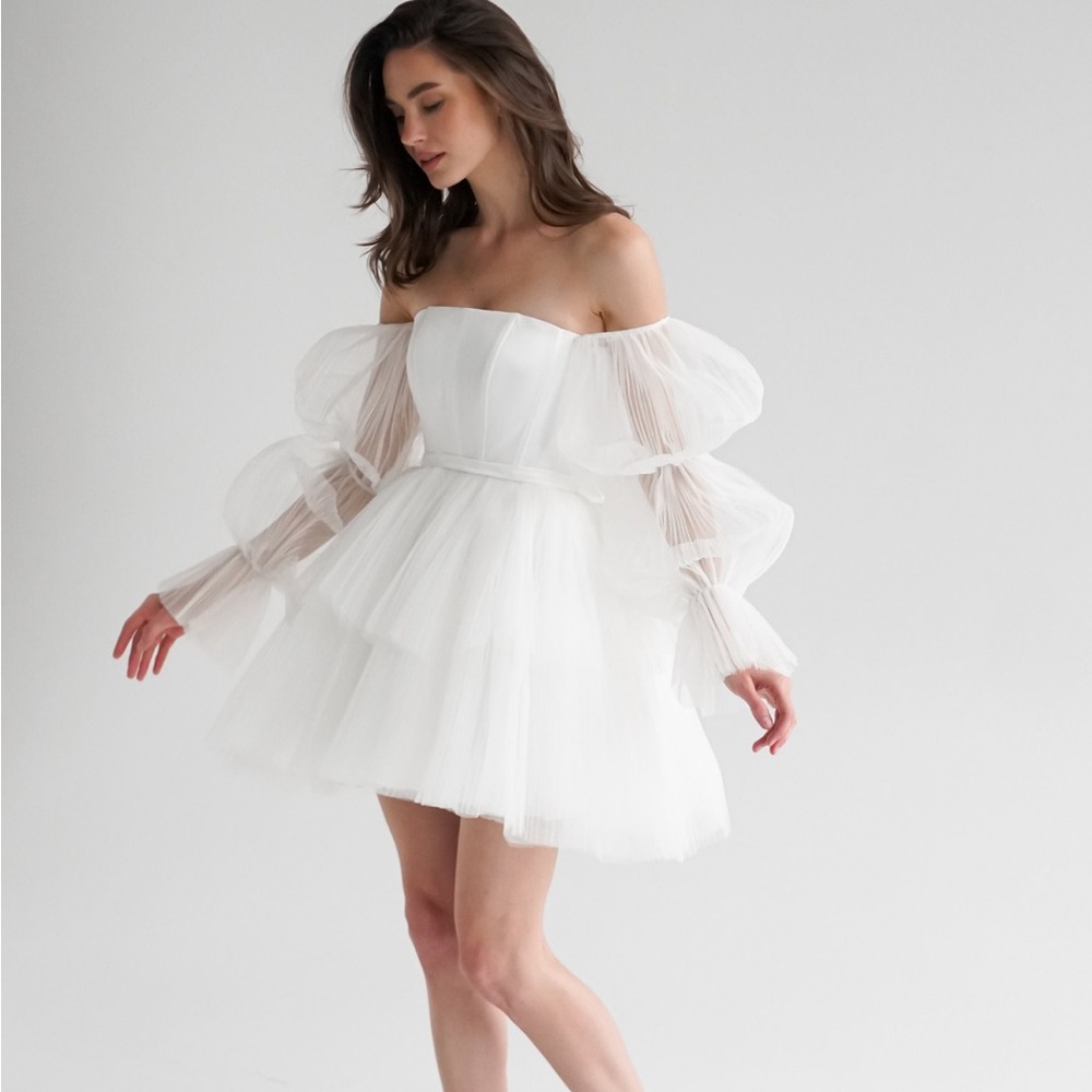 Chic Off-Shoulder White Dress
